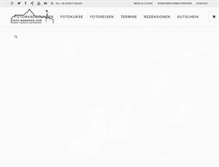Tablet Screenshot of foto-wandern.com